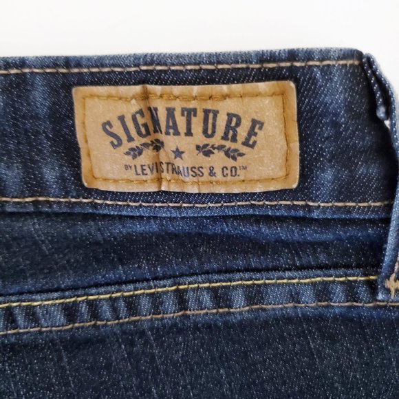 Women's Blue Levi's Jeans Size 14 Short Bootcut - Picture 4 of 7